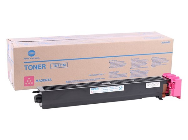 Konica Minolta TN-711 Orjinal Kırmızı Toner Bizhub C654-C754 (A3VU350)